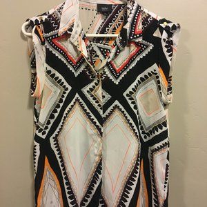 Mossimo Print Blouse